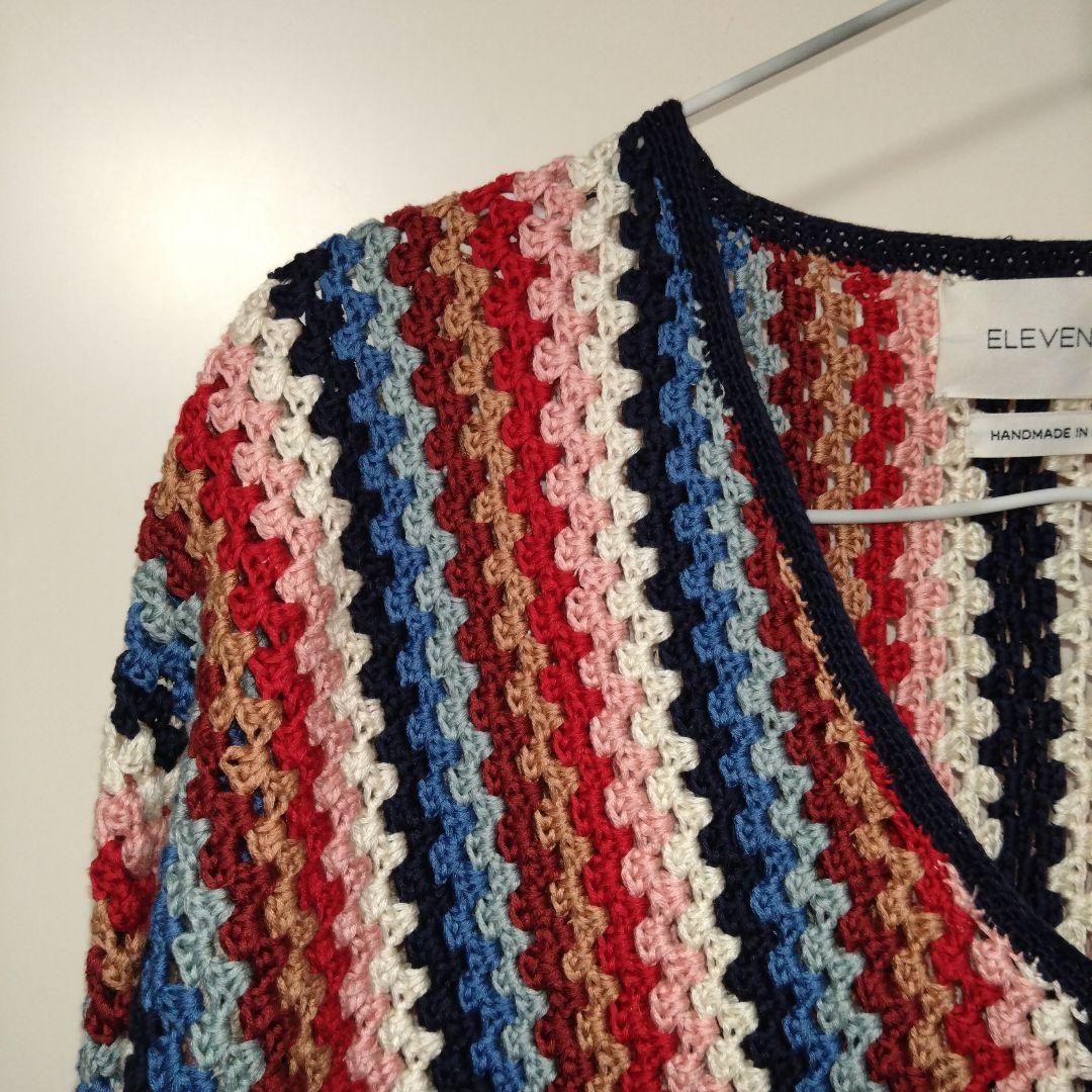 Vintage コットン　ニット　ワンピース　　 luik rose OZ