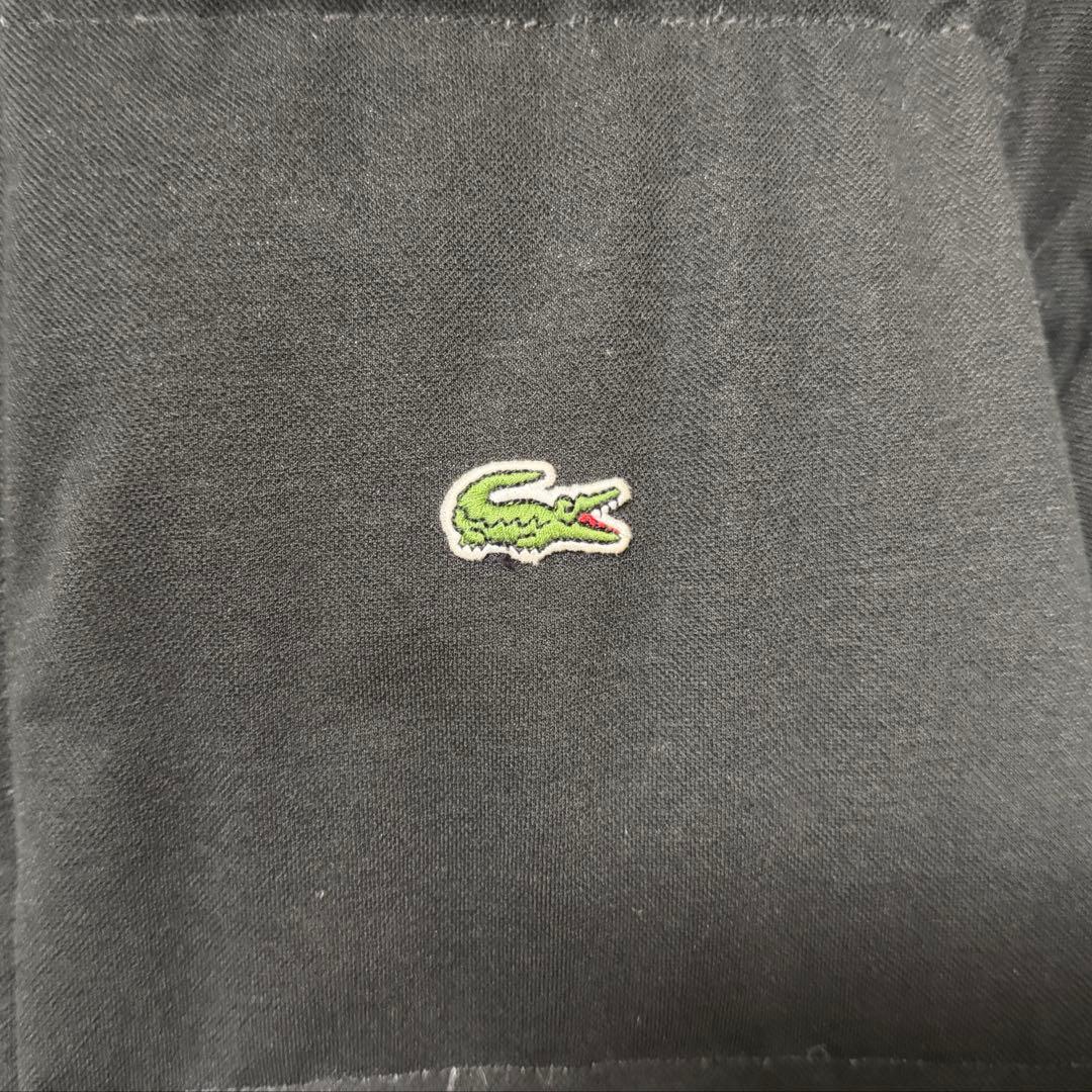 LACOSTE ラコステ ピケ ダウンジャケット 黒