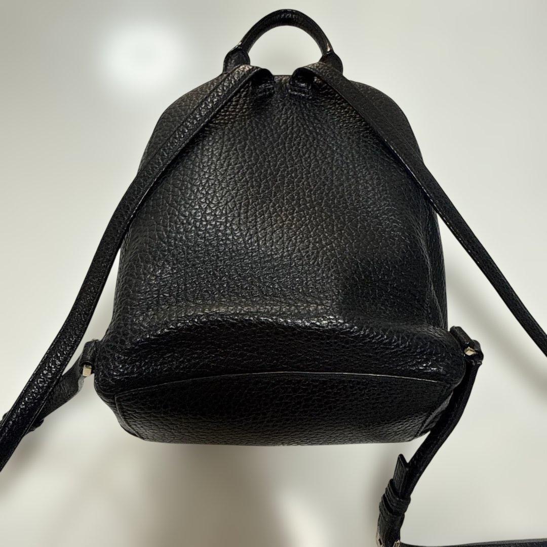 ⭐️kate spade NEW YORK ミニリュック ブラック　本革