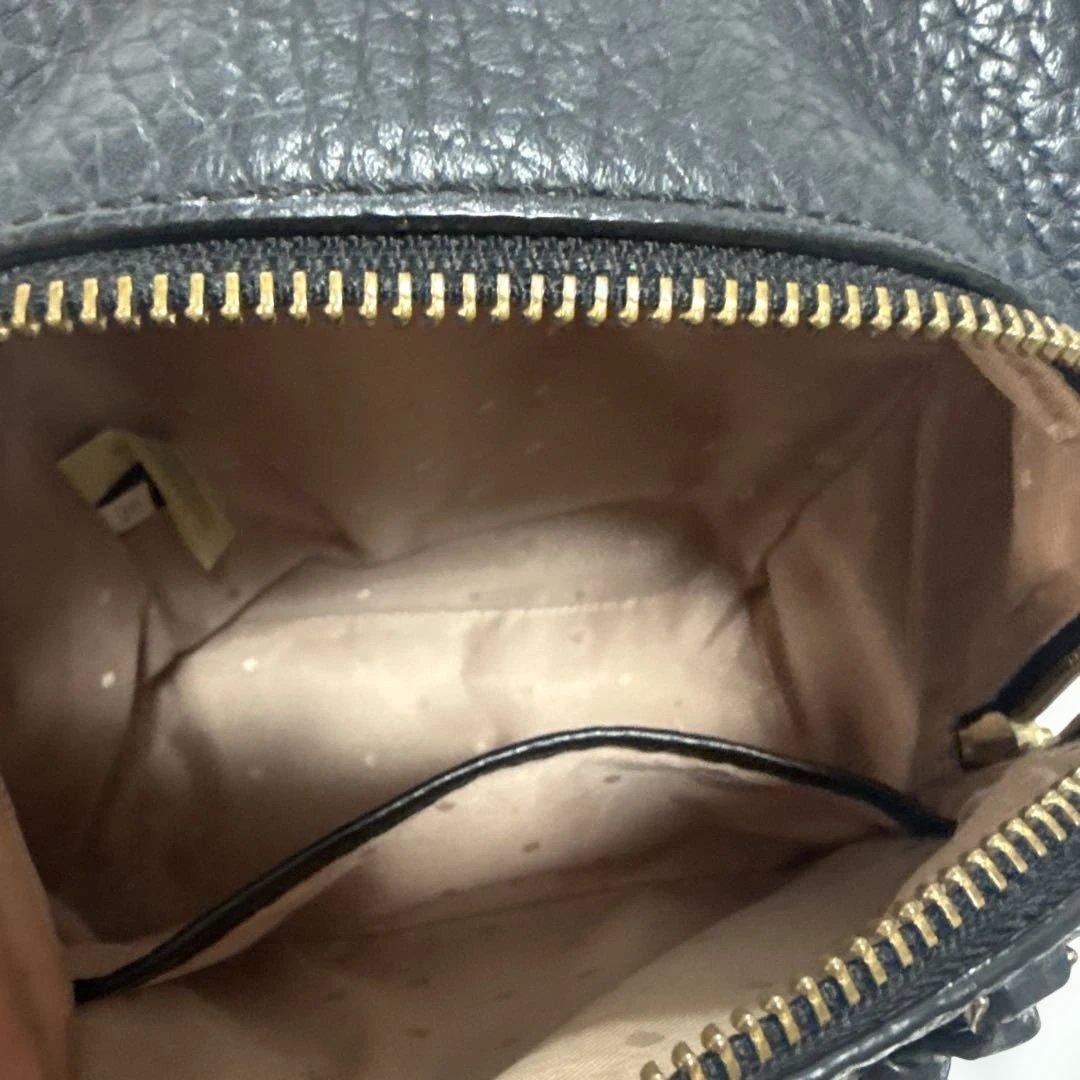 ⭐️kate spade NEW YORK ミニリュック ブラック　本革