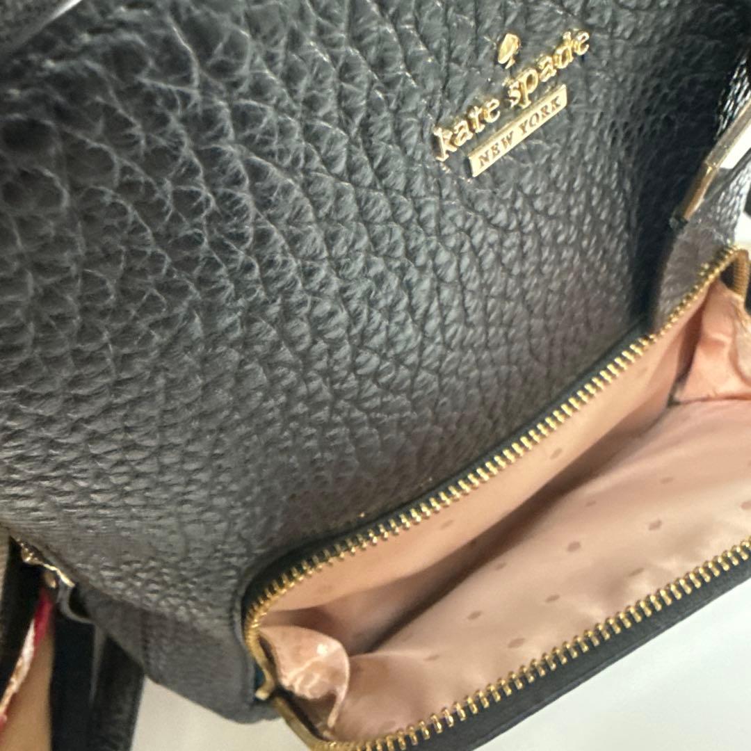 ⭐️kate spade NEW YORK ミニリュック ブラック　本革