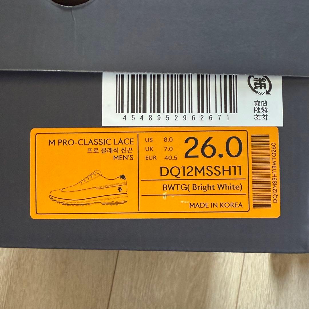 DESCENTE ゴルフシューズデサントPRO CLASSIC LACE26.0