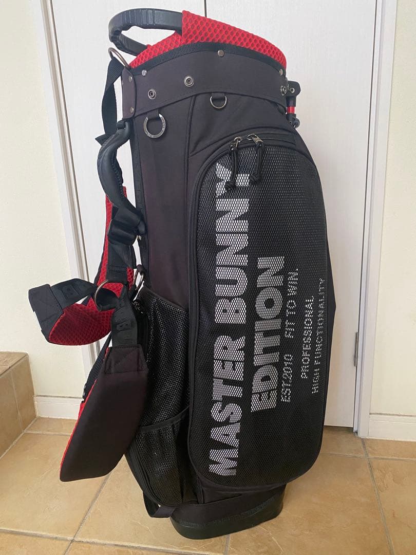 MASTER BUNNY EDITION キャディバッグ レッド/ブラック