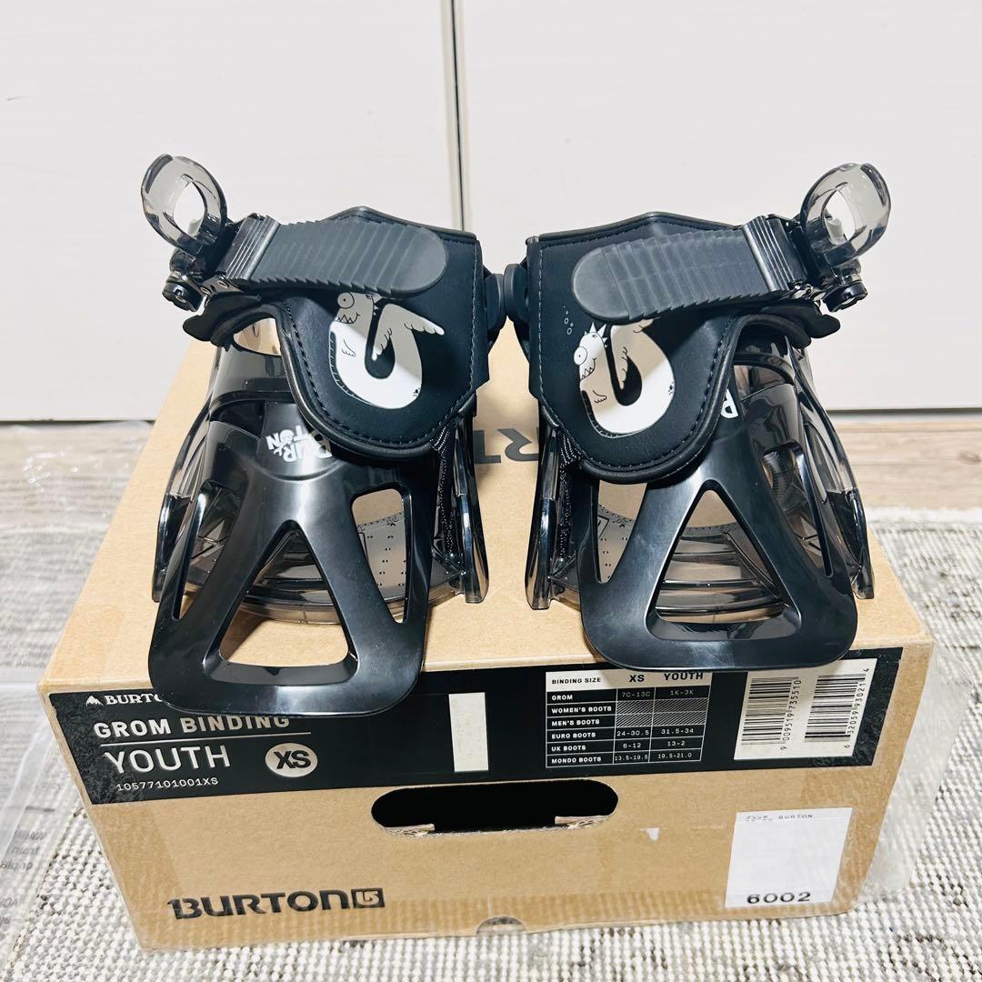 【未使用】Burton GROM YOUTH ビンディング XS
