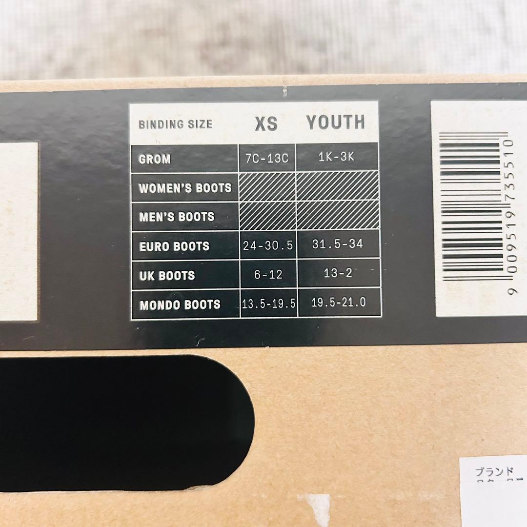 【未使用】Burton GROM YOUTH ビンディング XS