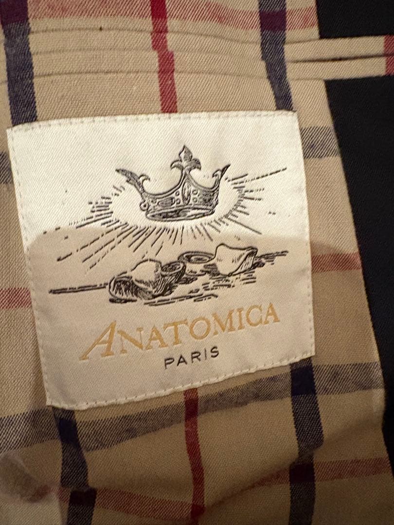 ANATOMICA SINGLE RAGLAN COAT Ⅰ NAVYサイズ44