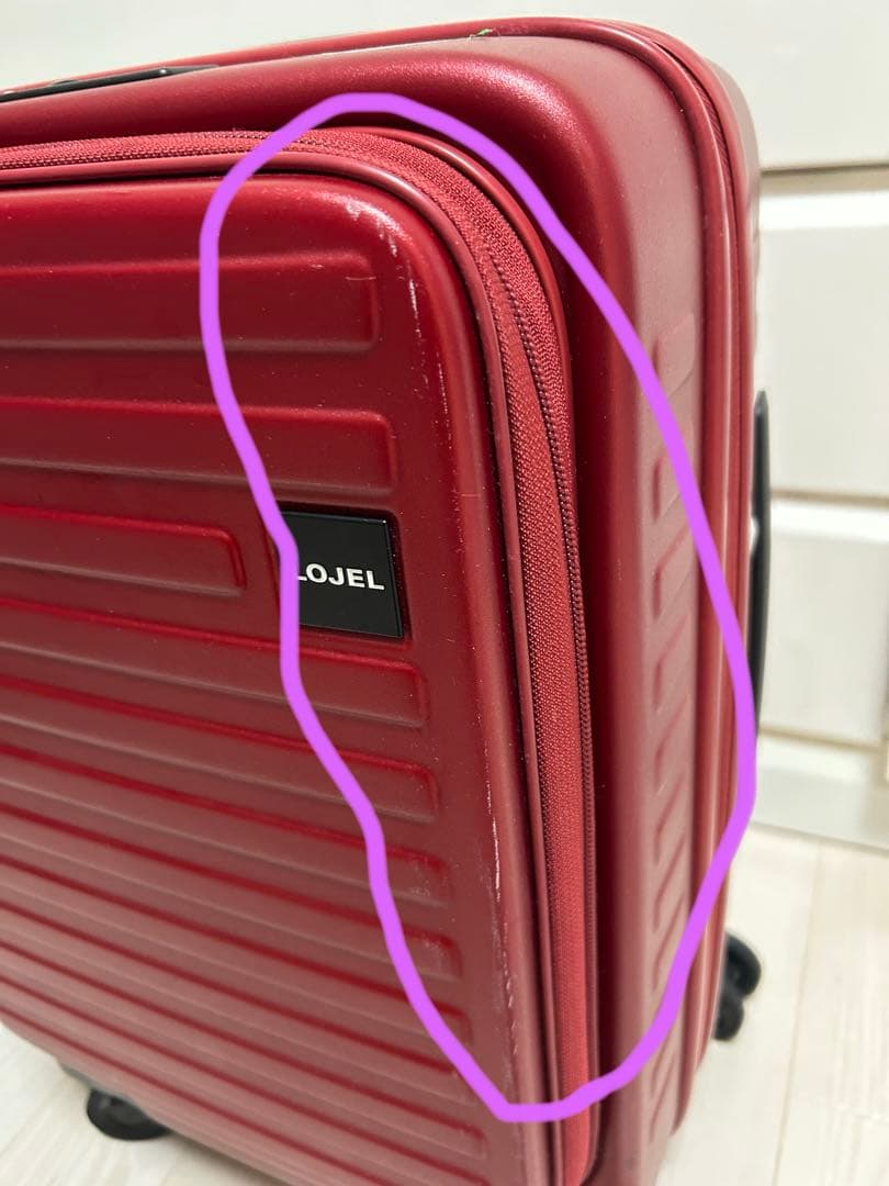 Lojel Cubo S スーツケース　機内持ち込み バーガンディ　赤