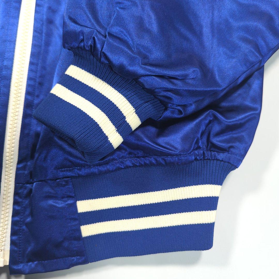 希少 80s japan vintage ミズノ ドジャース スタジャン サテン