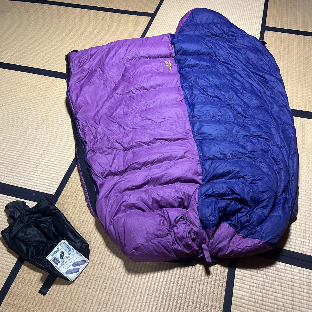 レア ビンテージ】SIRIO シリオ ダウンシュラフ ダックダウン500g秋冬