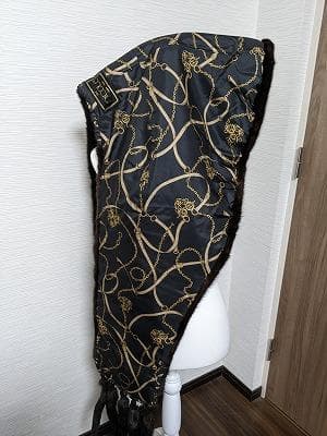 186 ミンク　毛皮　リアルファー　ショール　ケープ　ボレロ　ストール