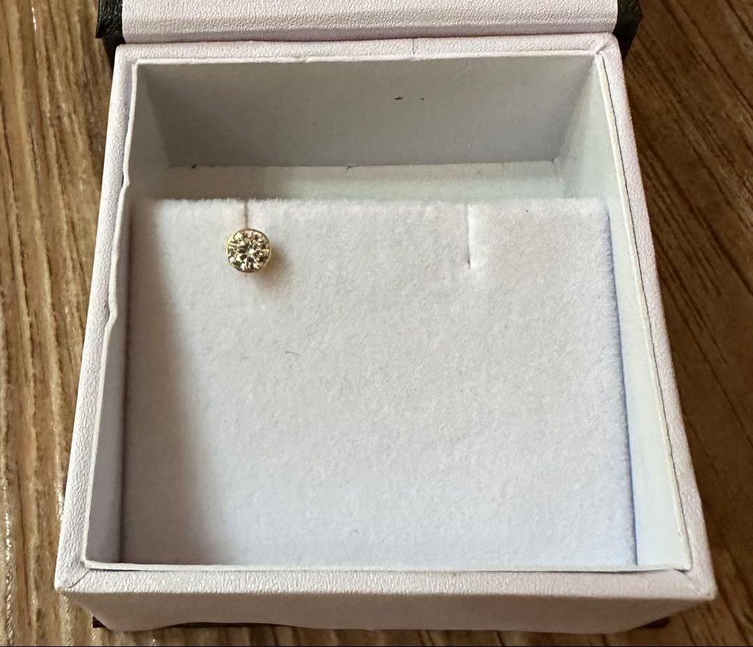 22金 K22男女兼用デザインピアス 0.220g