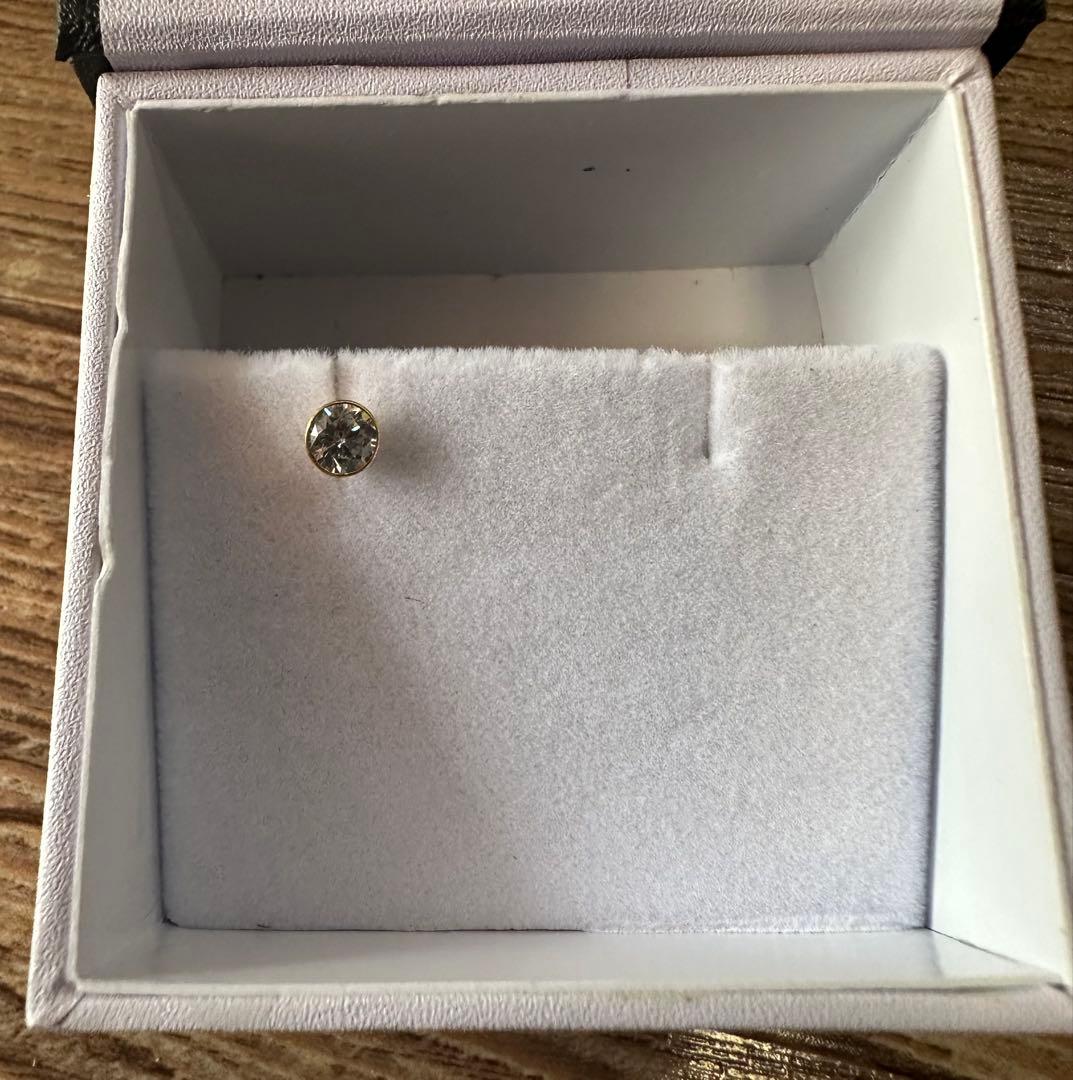 22金 K22男女兼用デザインピアス 0.220g