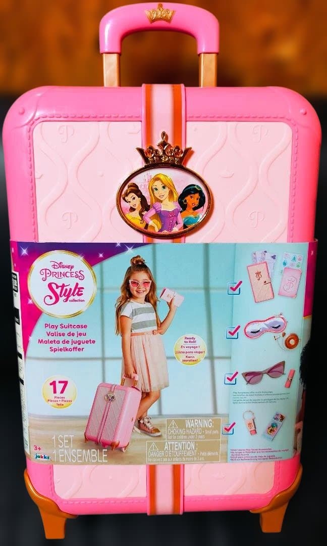 新品・未開封品】ディズニープリンセス 旅行スーツケースプレイセット