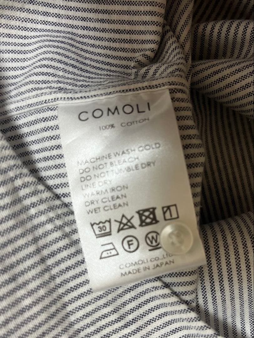 COMOLI オックス BDシャツ　サイズ2