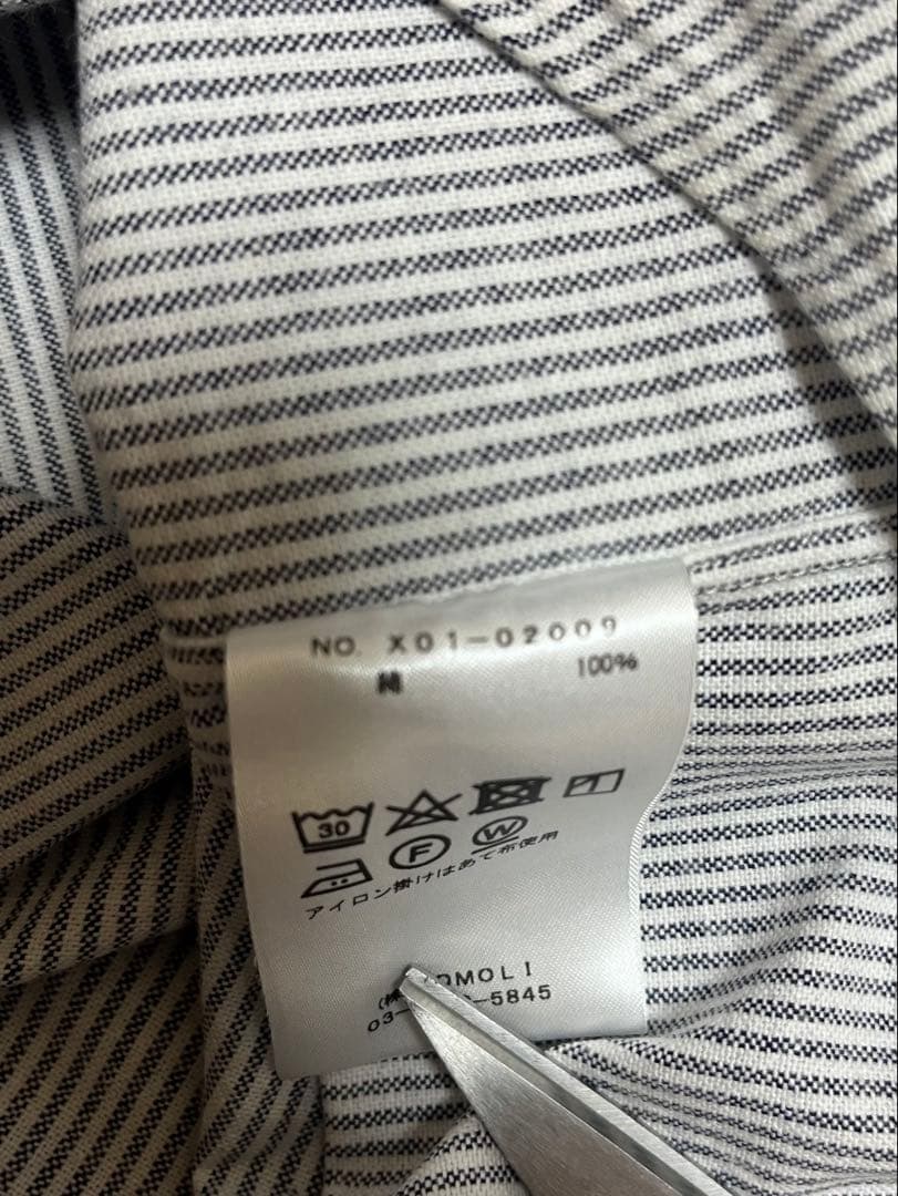 COMOLI オックス BDシャツ　サイズ2