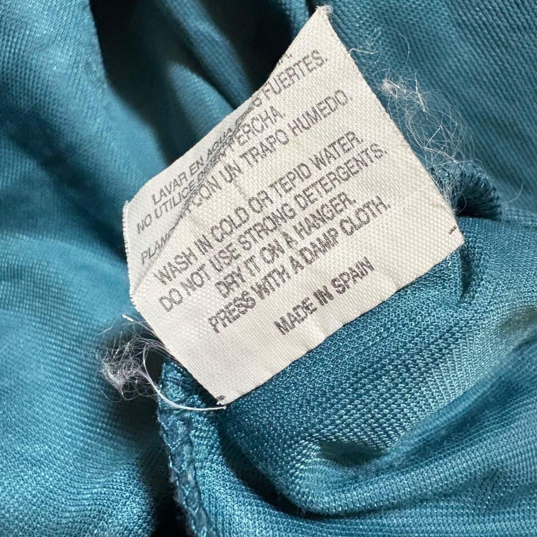 【M31】80-90sスペイン製adidasベロアトラックジャケット緑紺3ライン