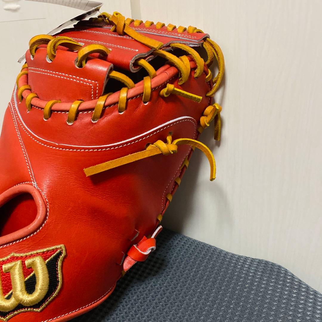 新品 Wilson キャッチャーミット 硬式用捕手 右投用 野球グローブ