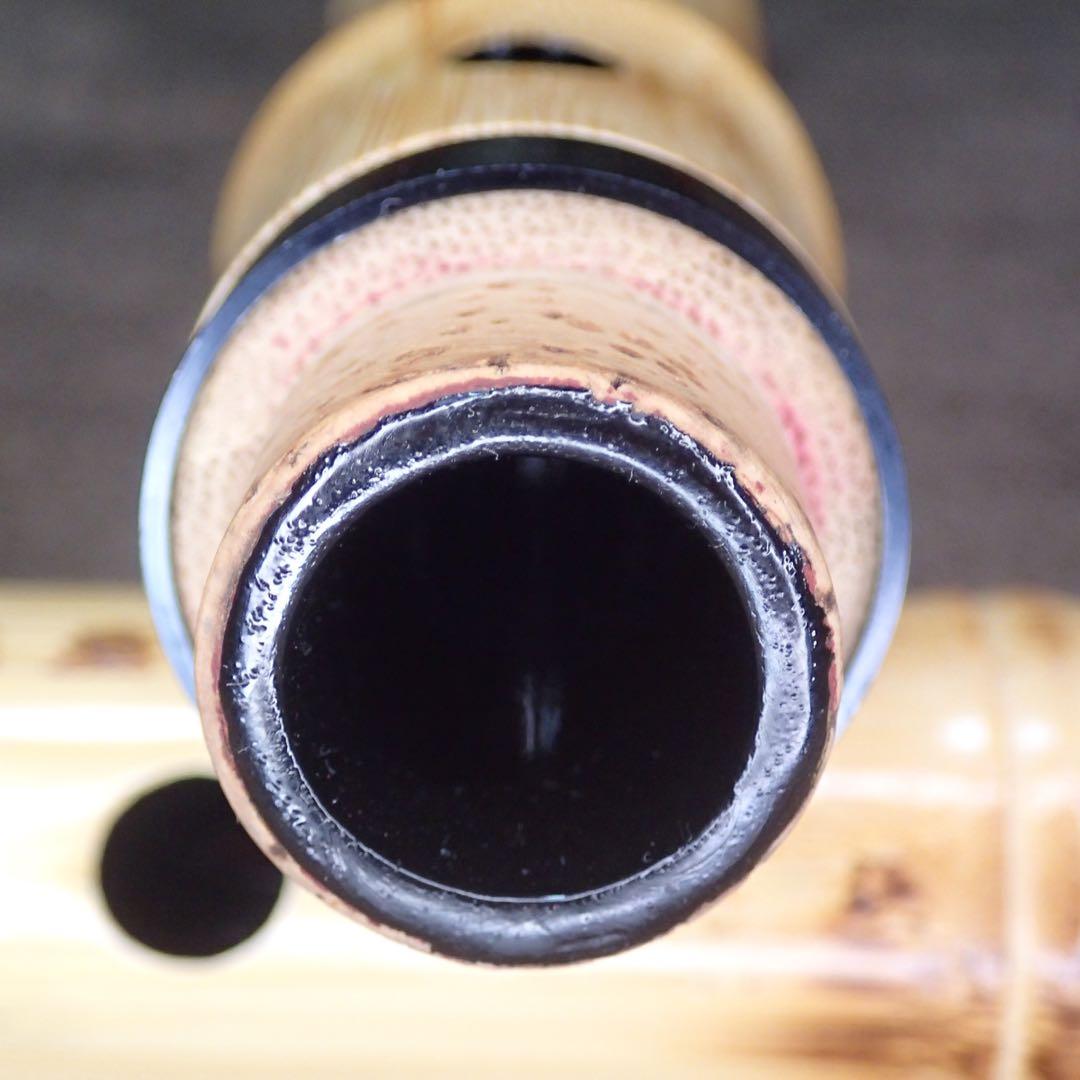 尺八 ワダ楽器 蝴蝶 高級合竹曲管 一尺八寸管