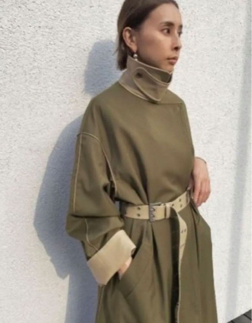 ジャケット・アウター AMERI FAKE LEATHER DOCKING COAT