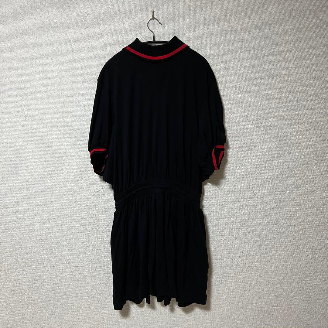 【新作】オーガニックカノコハーフジップポロワンピース