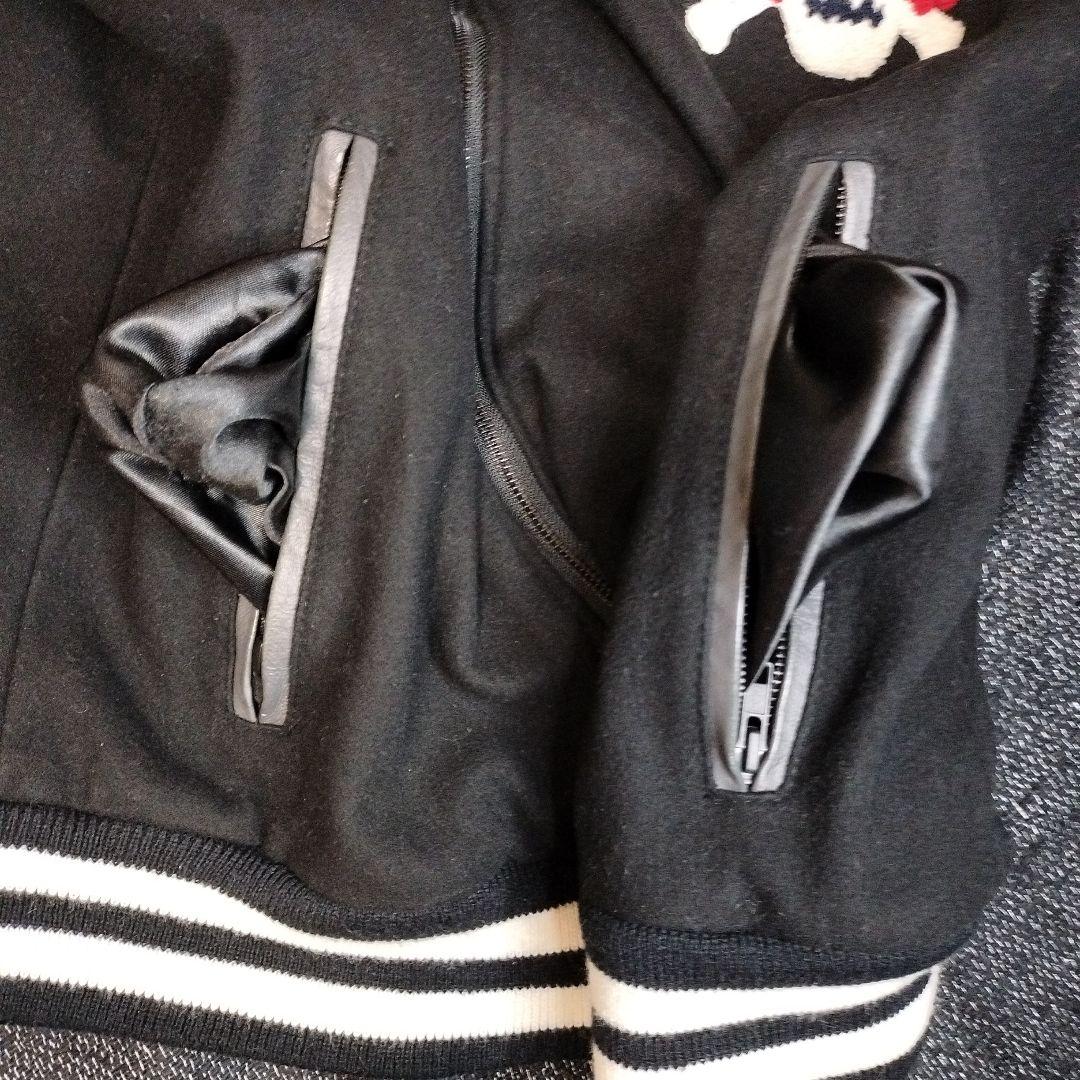 Volcom ボルコムスタジャン ブラック/グレー高品質本革 バンドコラボ XL