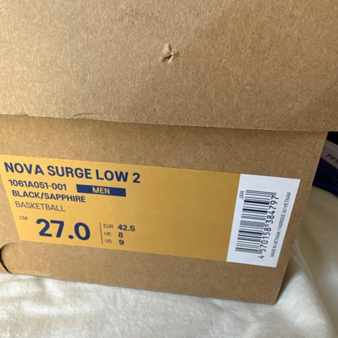 アシックス ノヴァサージロー2 NOVA SURGE LOW2 27cm