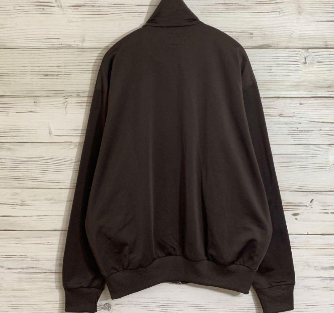 adidas トラックジャケット　古着　ブラウン　オレンジ