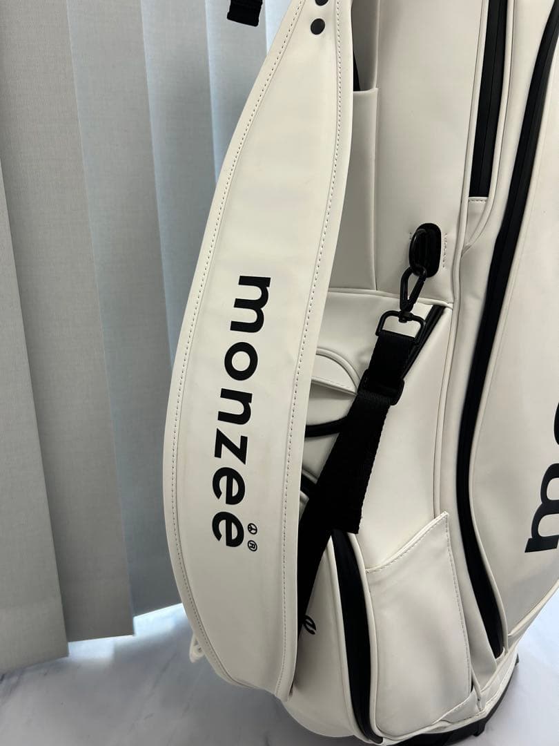 monzeeキャディバック　ホワイト　【美品⭐︎】