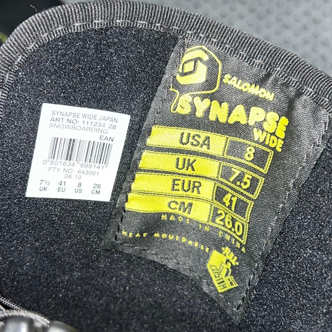 5回使用 26cm SALOMON SENAPSE WIDE シナプスワイド