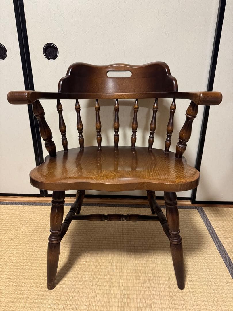 飛騨産業 キツツキマーク キャプテンチェア アームチェア 椅子 B