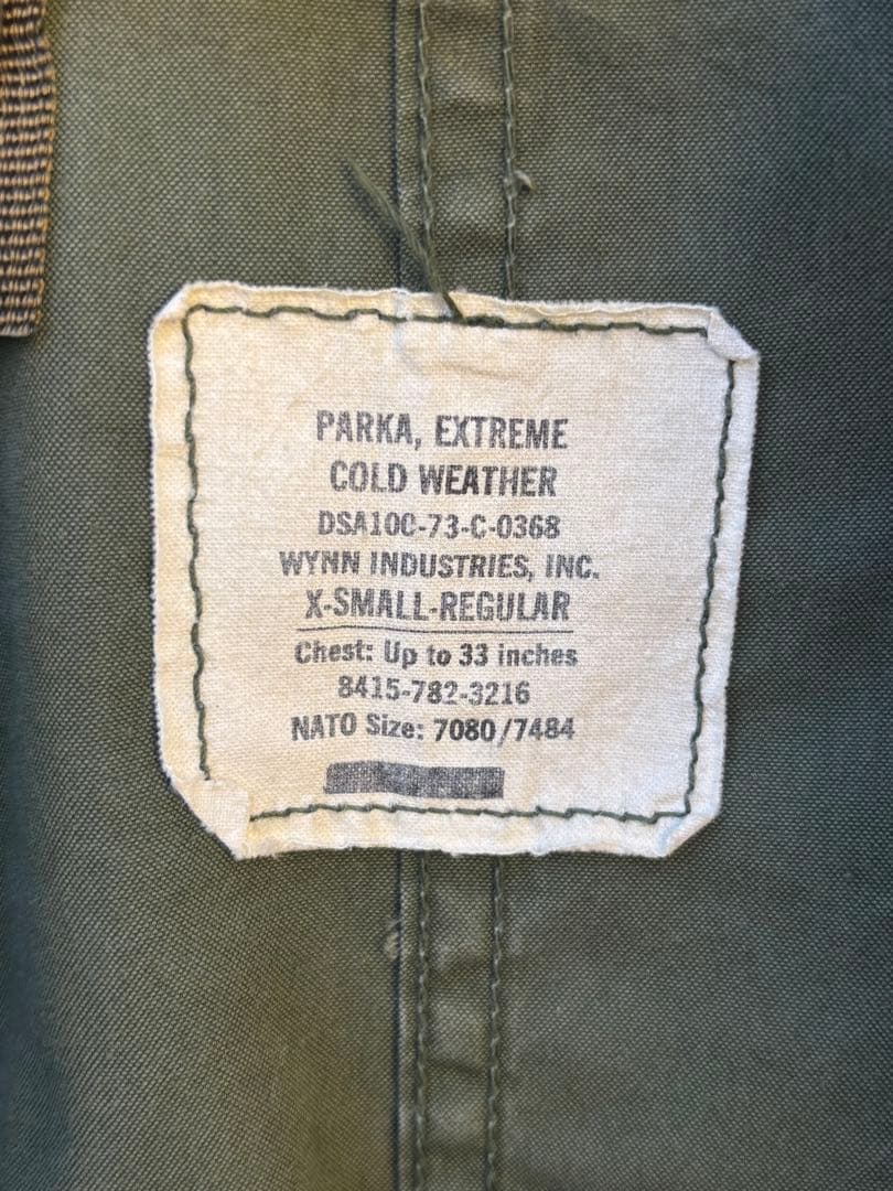 M-65 ミリタリージャケット US.ARMY X-SMALL-REGULAR