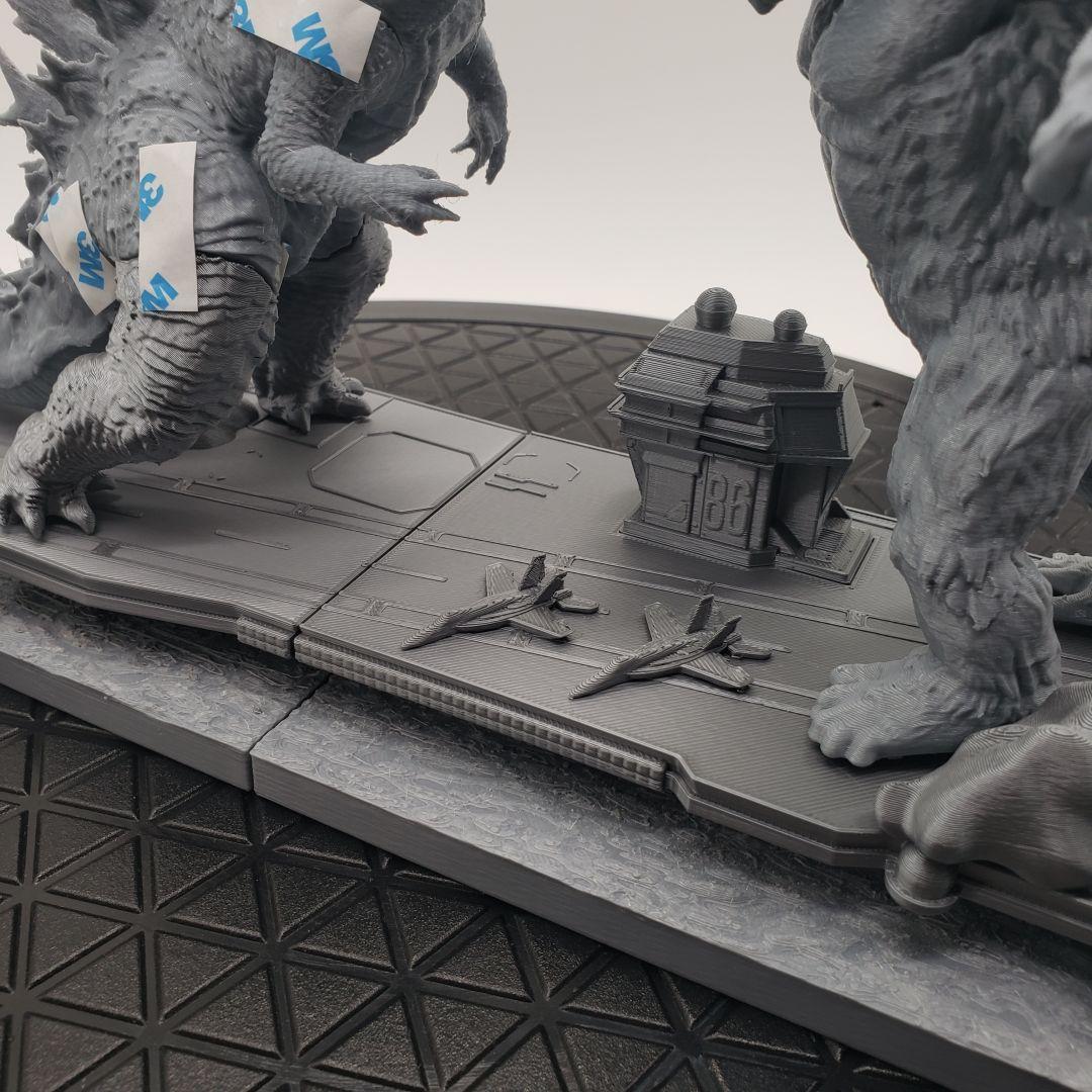 Godzilla ゴジラxコングジオラマ ガレージキット （未組み立て未塗装）