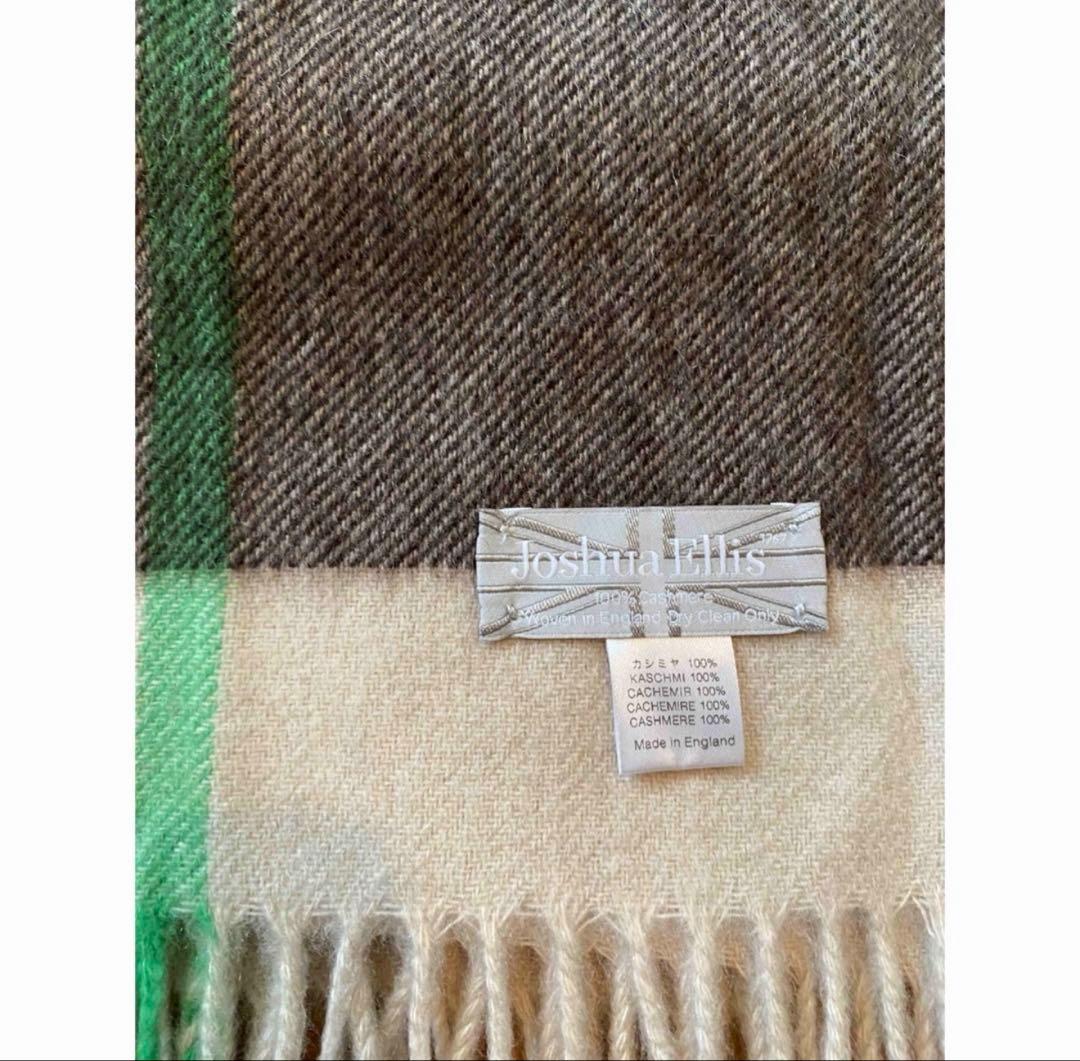 Joshua Ellis ジョシュアエリス　カシミヤ ストール　ジョンストンズ
