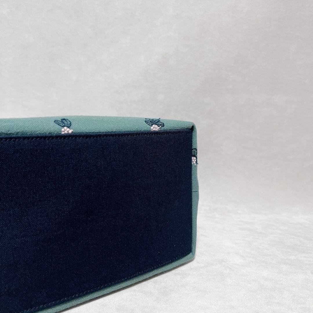 ハンドメイド　ミナペルホネン　ドローストリングバッグ⑅︎◡̈︎*