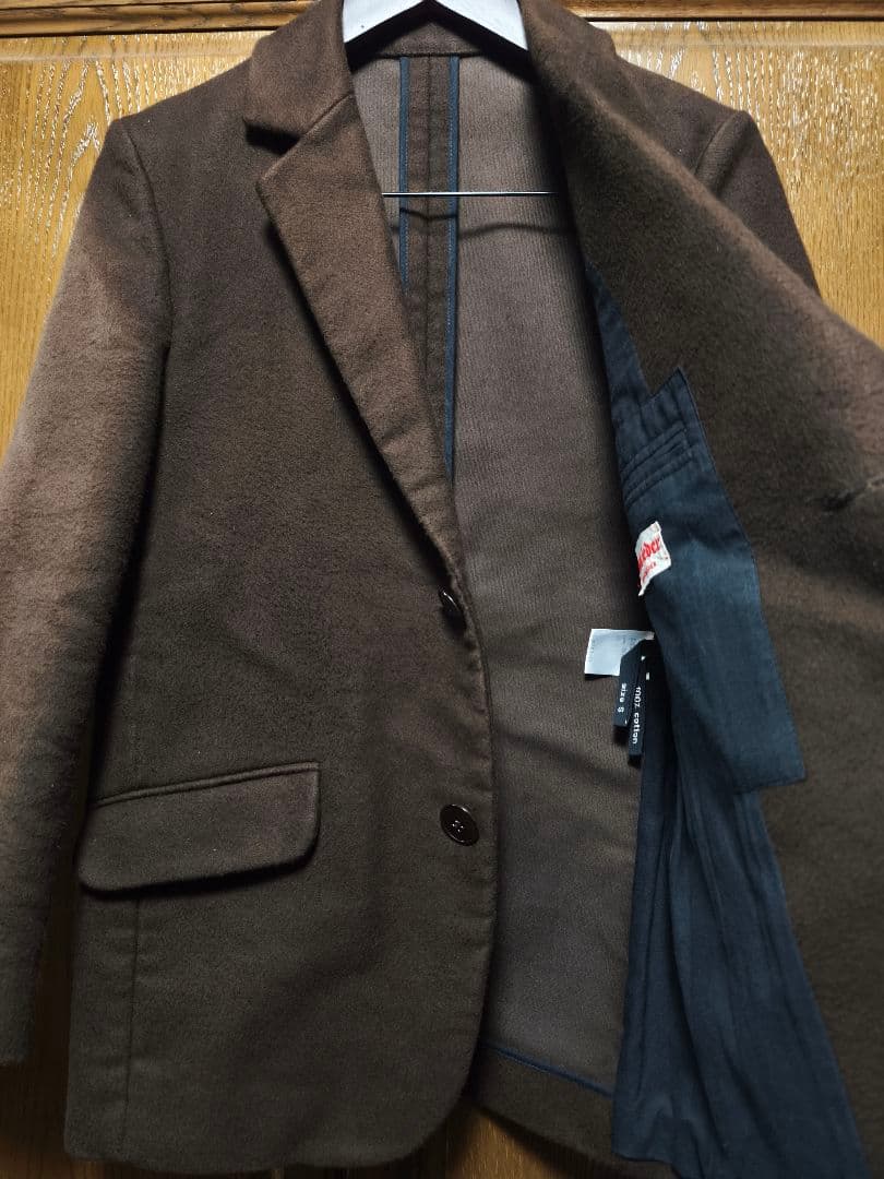 フランクリーダー　ジャーマンレザー　2Bジャケット　ブラウン　サイズS