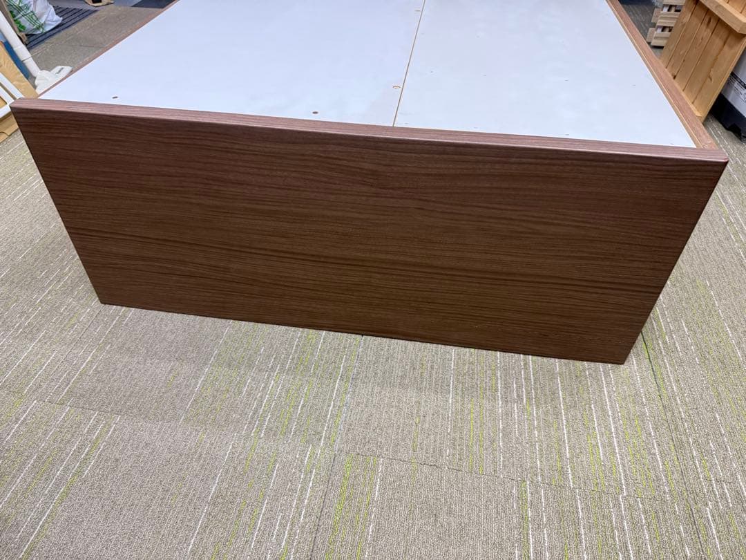 美品】ニトリ シングルベッドフレーム ジオ チェスト40J MBR 板下収納