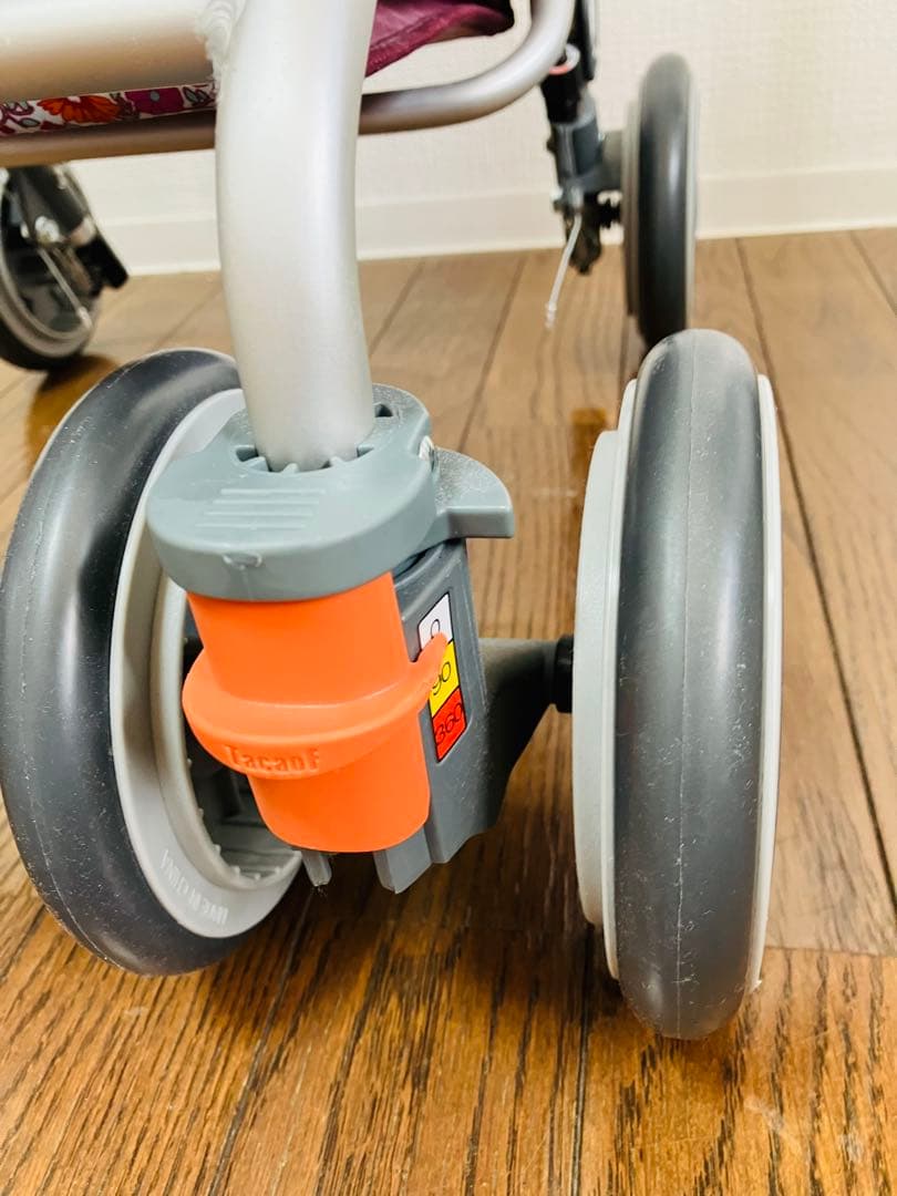 【美品】幸和製作所 カゴノアM シルバーカー ミドルタイプ レッド SLM05