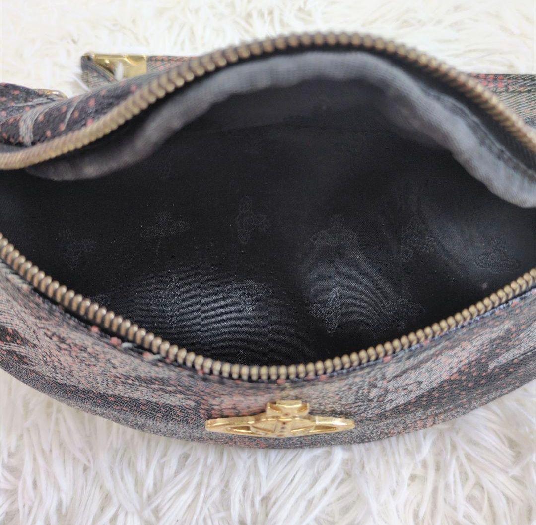 美品✨ヴィヴィアンウエストウッド ボディバッグ 総柄 ゴールド オーブ 2way