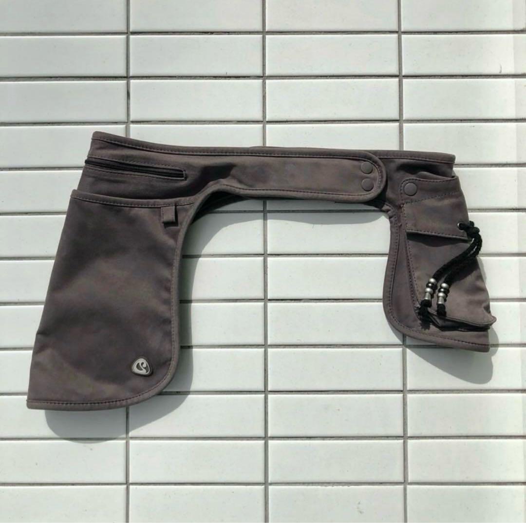 Coyseio SUEDE BELT BAG BROWN ウエストポーチ