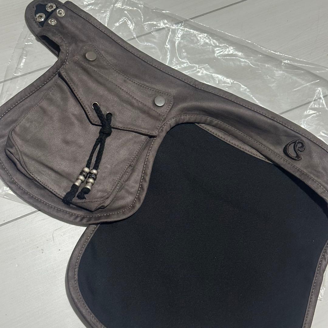 Coyseio SUEDE BELT BAG BROWN ウエストポーチ