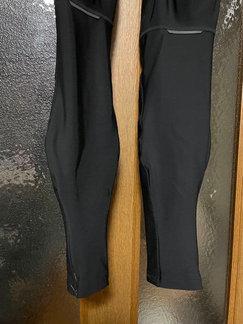 パールイズミ T6000-3DR ウィンドブレーク ビブ タイツ ブラック XL