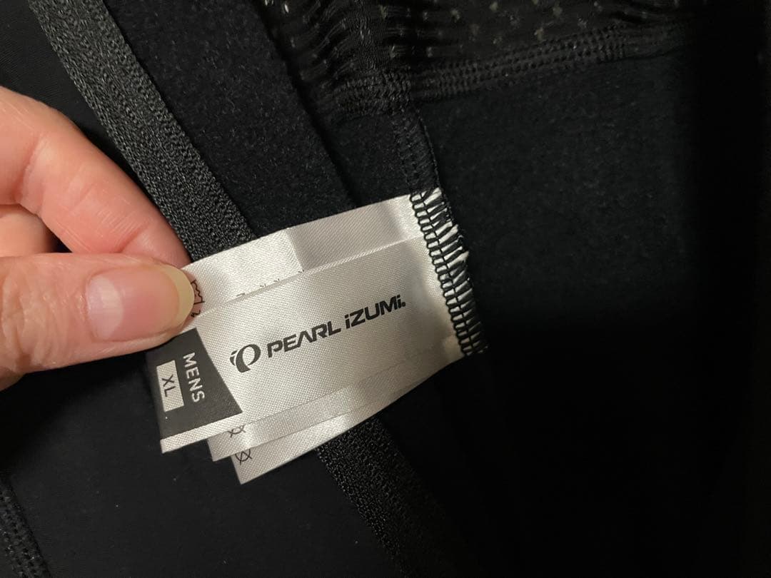 パールイズミ T6000-3DR ウィンドブレーク ビブ タイツ ブラック XL