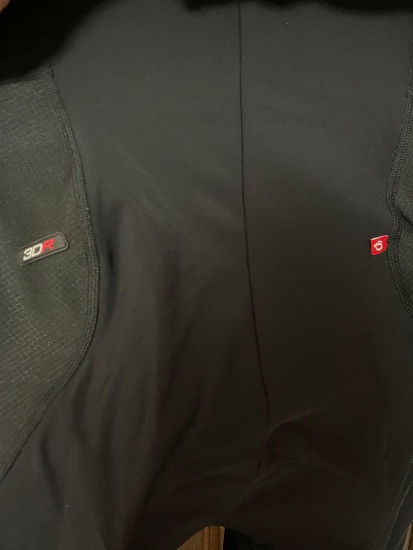 パールイズミ T6000-3DR ウィンドブレーク ビブ タイツ ブラック XL