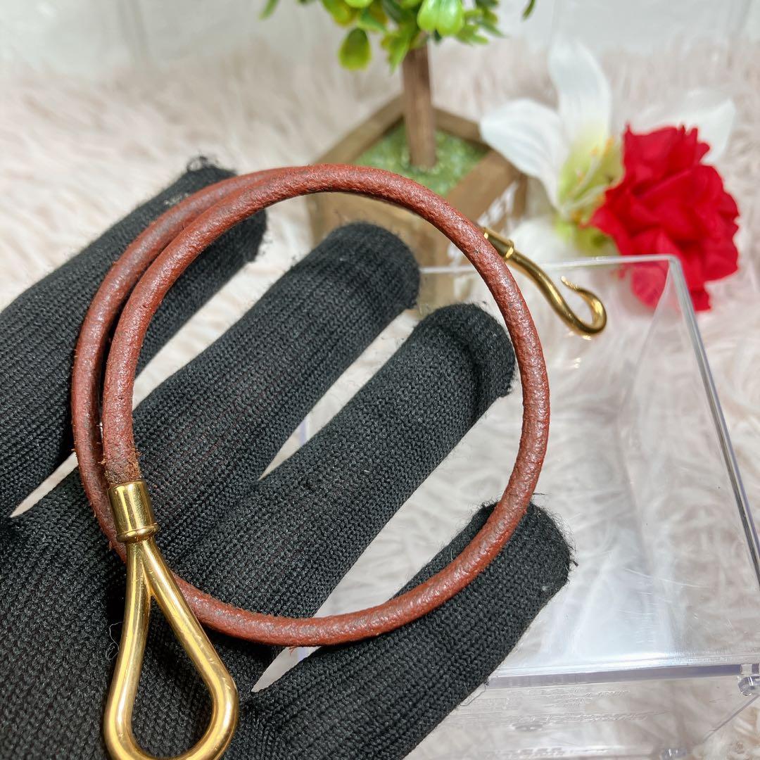 HERMES エルメス ジャンボ ブレスレット ダブル ゴールド チョーカー