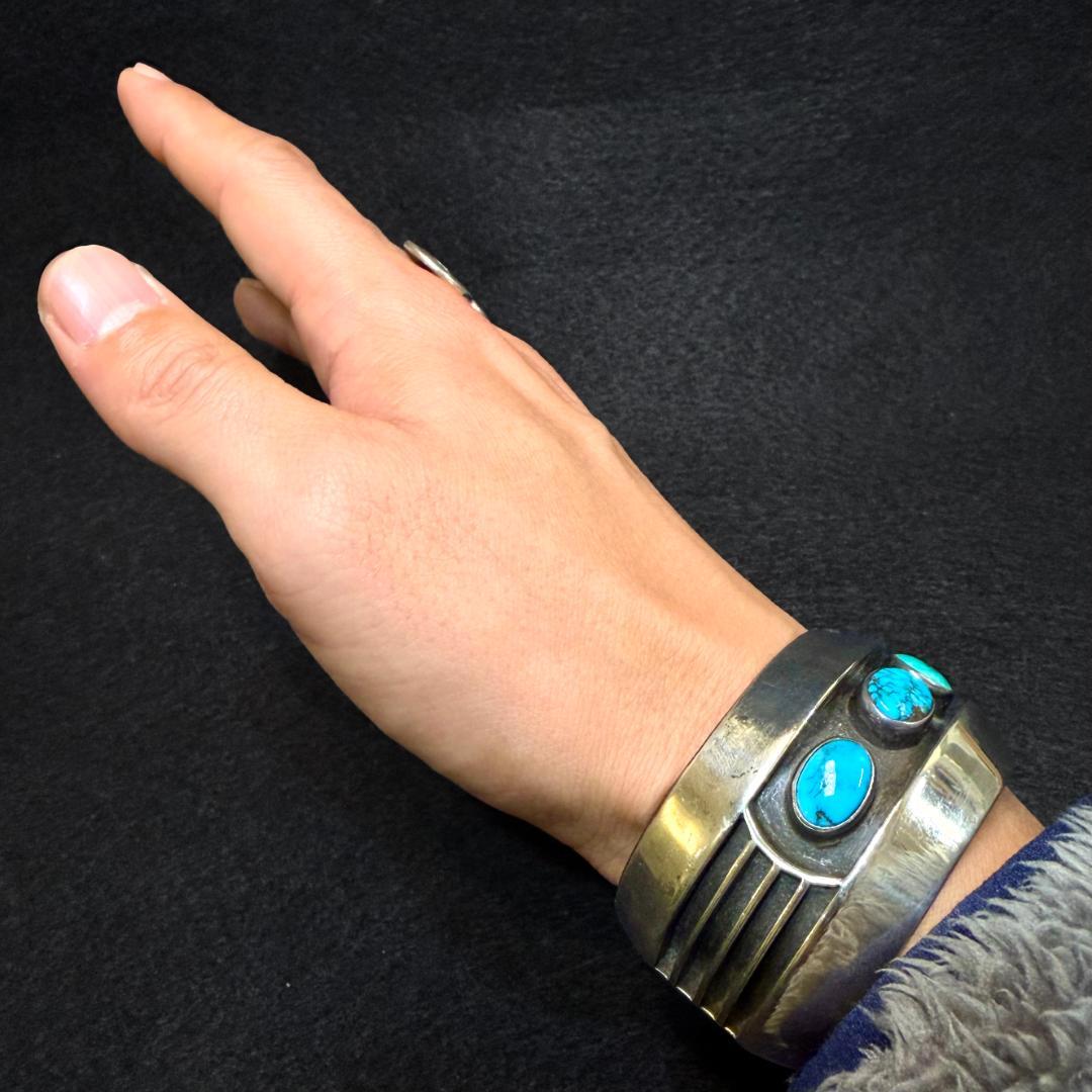 超希少 故 Johnny Mike Begay バングル インディアン ナバホ