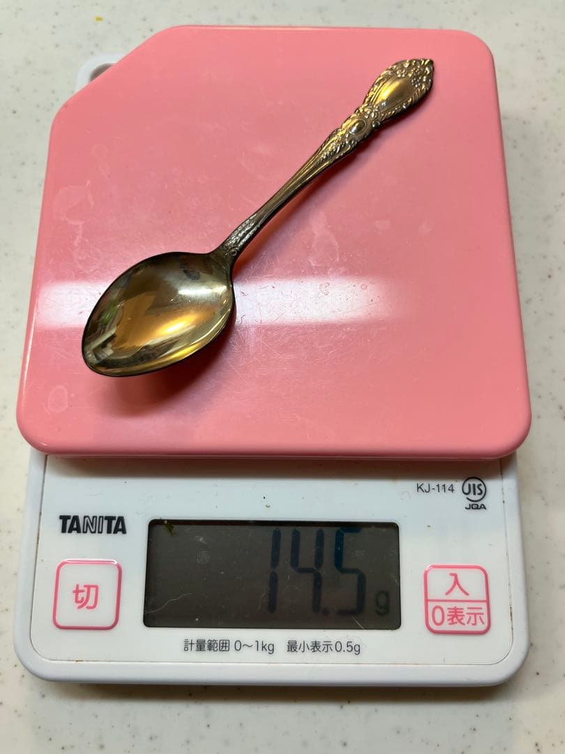 【新古品】MITSUKOSHI 純銀スプーン 14.5g