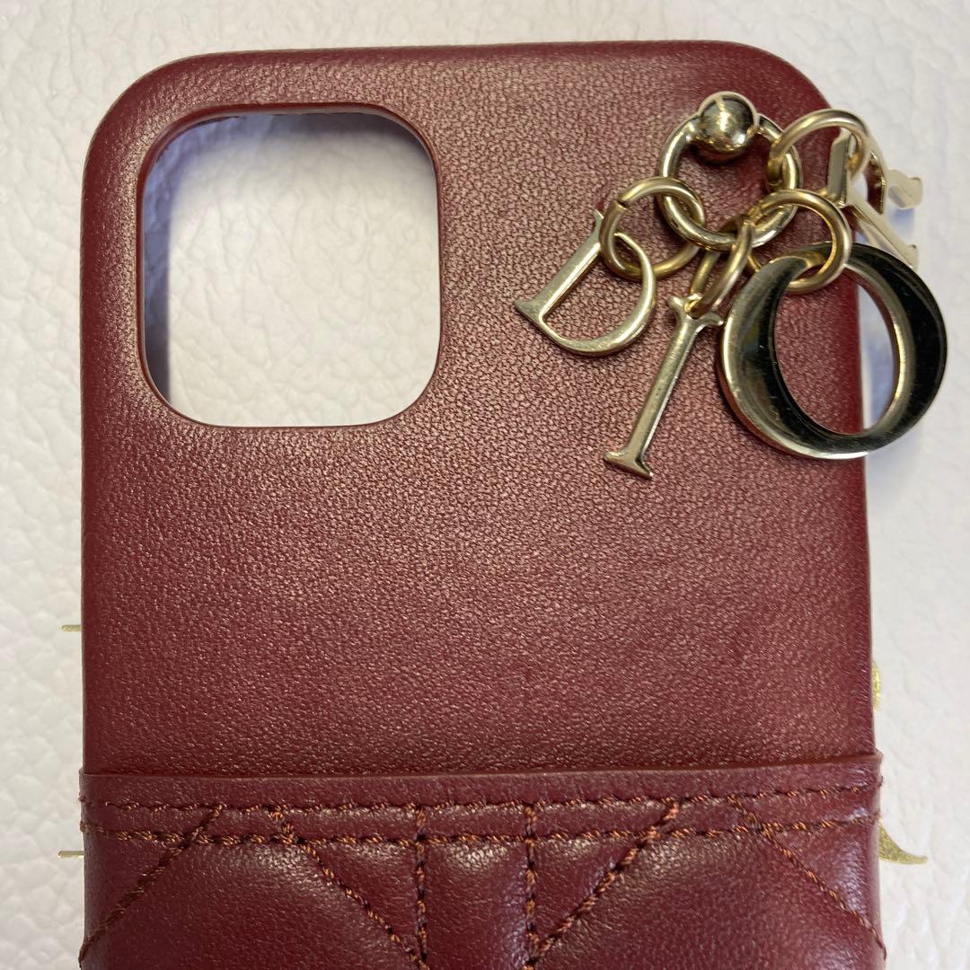 【美品】レディディオール Lady Dior iPhoneケース12/12pro