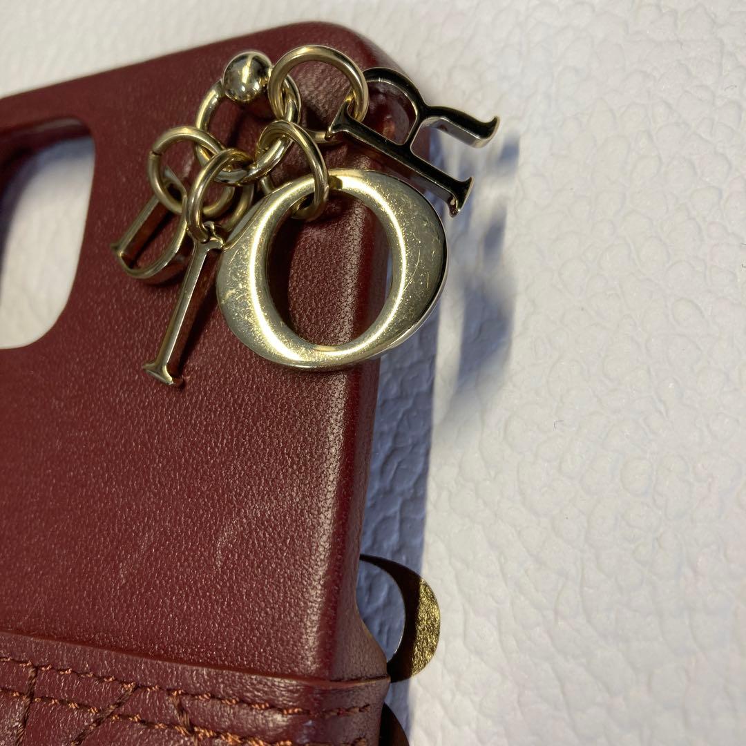 【美品】レディディオール Lady Dior iPhoneケース12/12pro
