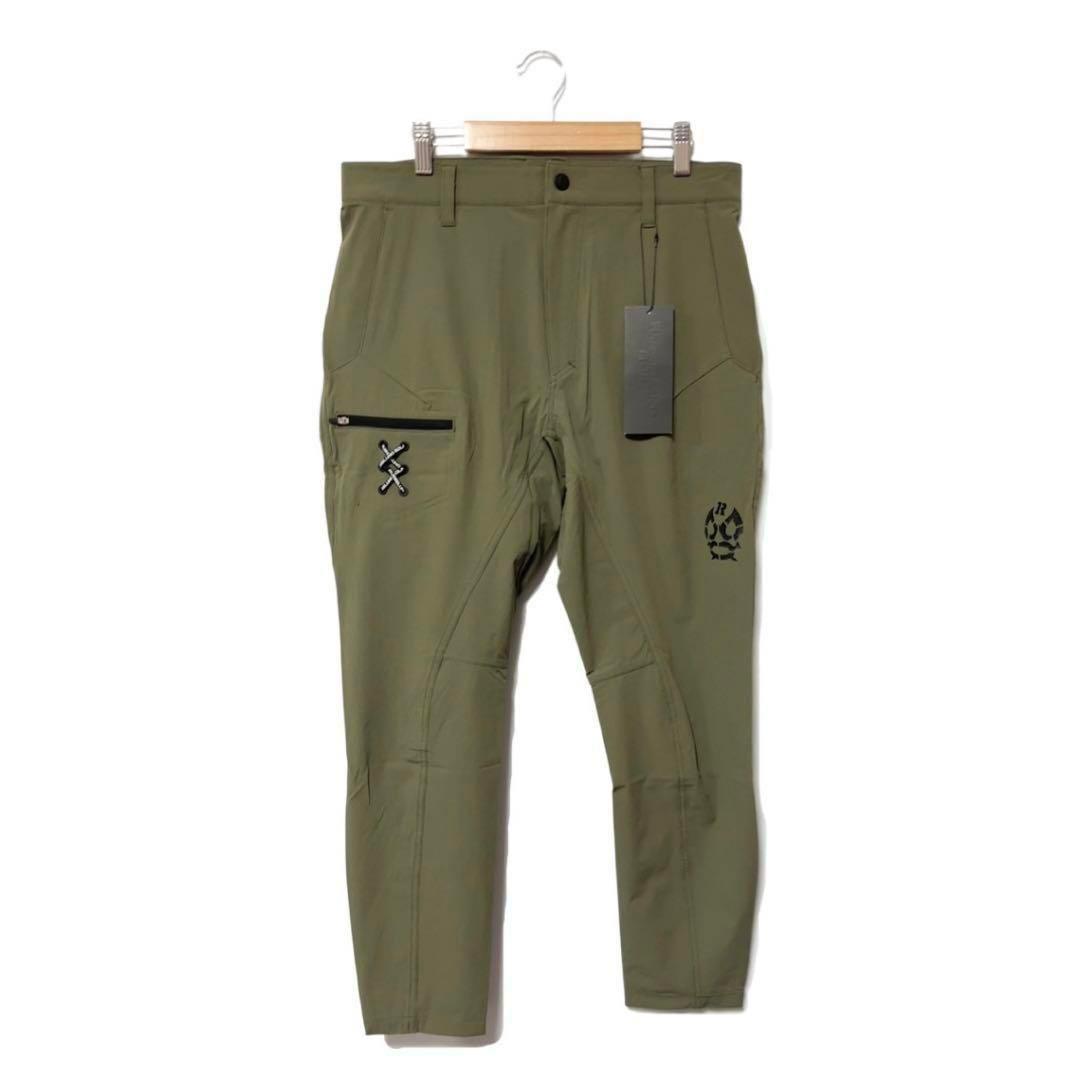 新品 ラッセルノ ゴルフ ストレッチ カーゴ ロングパンツ サファリ M 4