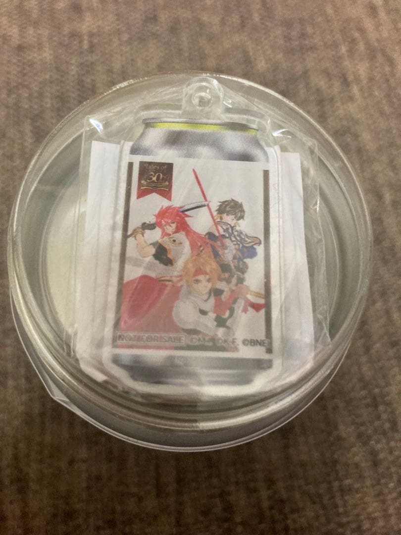 テイルズ ラベル缶 シークレット ステッカー アクリルキーホルダー